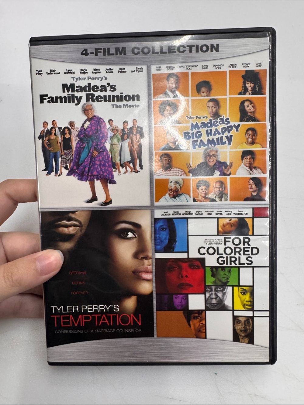 Tyler Perry's - 4 Film Collection - Temptation/For Colored Girls +2 More Tested